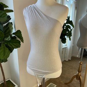 One shoulder bodysuit